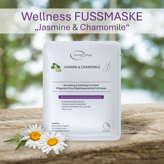 Wellness-Fußmaske Jasmine & Chamomile bei HautHandFuss.de