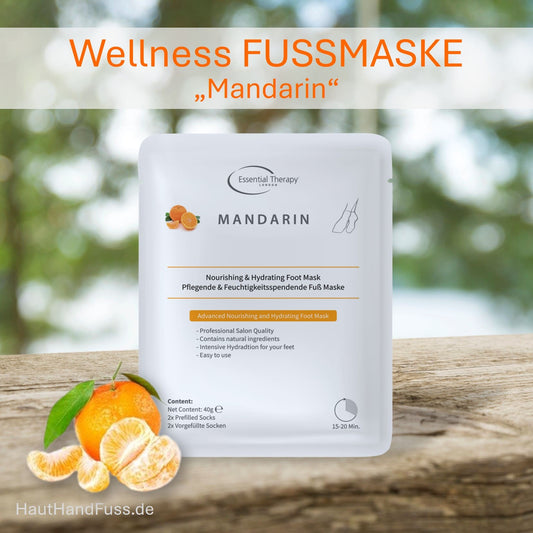 Wellness-Fußmaske Mandarin bei HautHandFuss.de