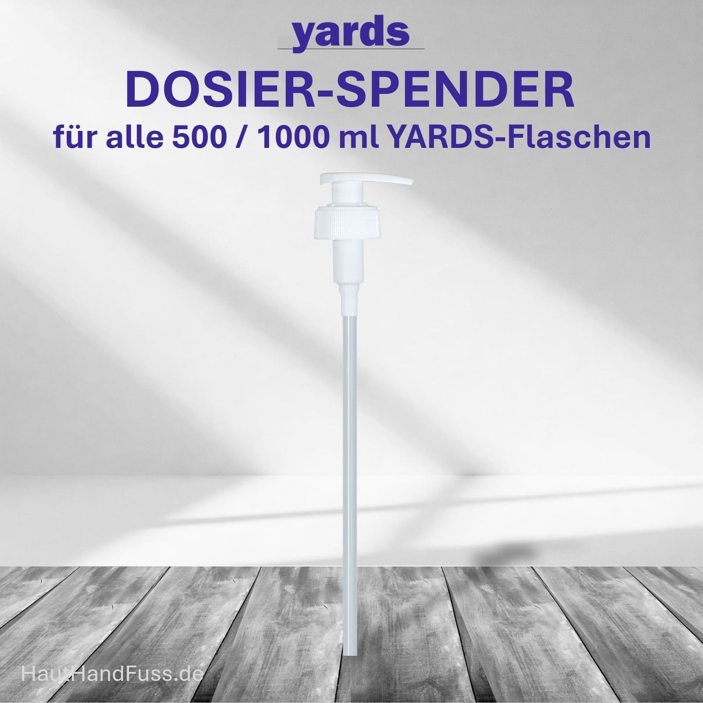 YARDS Dosierspender Pumpspender für alle 500/1000 ml Flaschen bei HautHandFuss.de