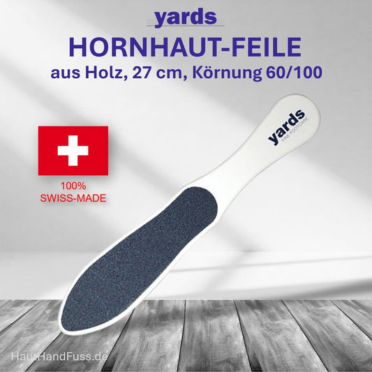 YARDS HORNHAUTFEILE aus Holz 60/100 bei HautHandFuss.de