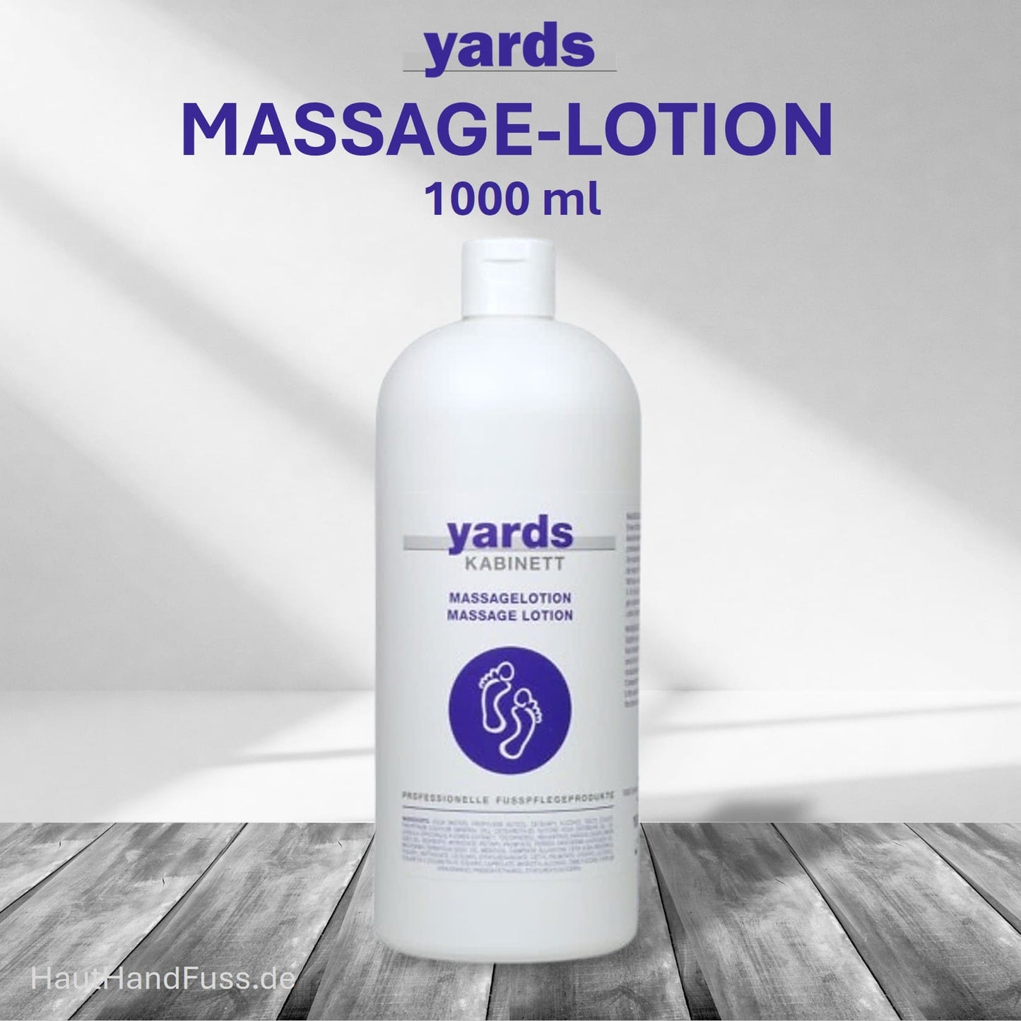 YARDS MASSAGE LOTION 1000 ml bei HautHandFuss.de