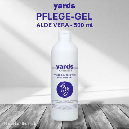 YARDS PFLEGE-GEL Aloe Vera 500 ml Fußerfrischung für trockene empfindliche Füße bei HautHandFuss.de
