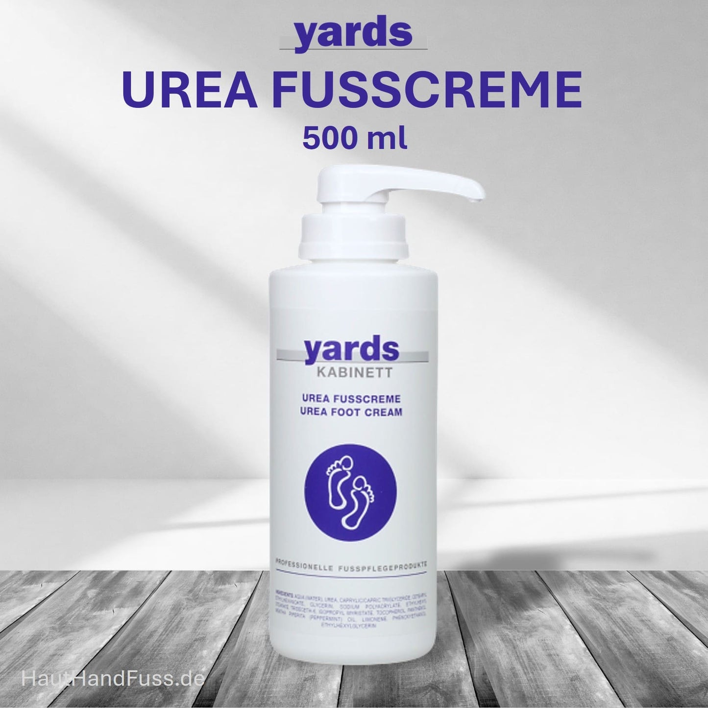 yards UREA FUSSCREME 500 ml diabetikergeeignet bei HautHandFuss.de