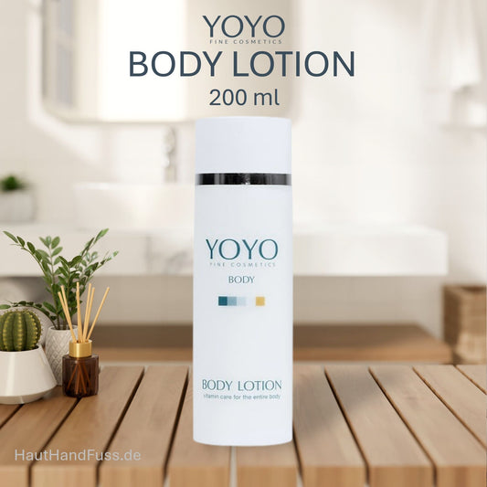 YOYO Body Lotion für glatte, straffe Haut mit tonisierender Wirkung bei HautHandFuss.de