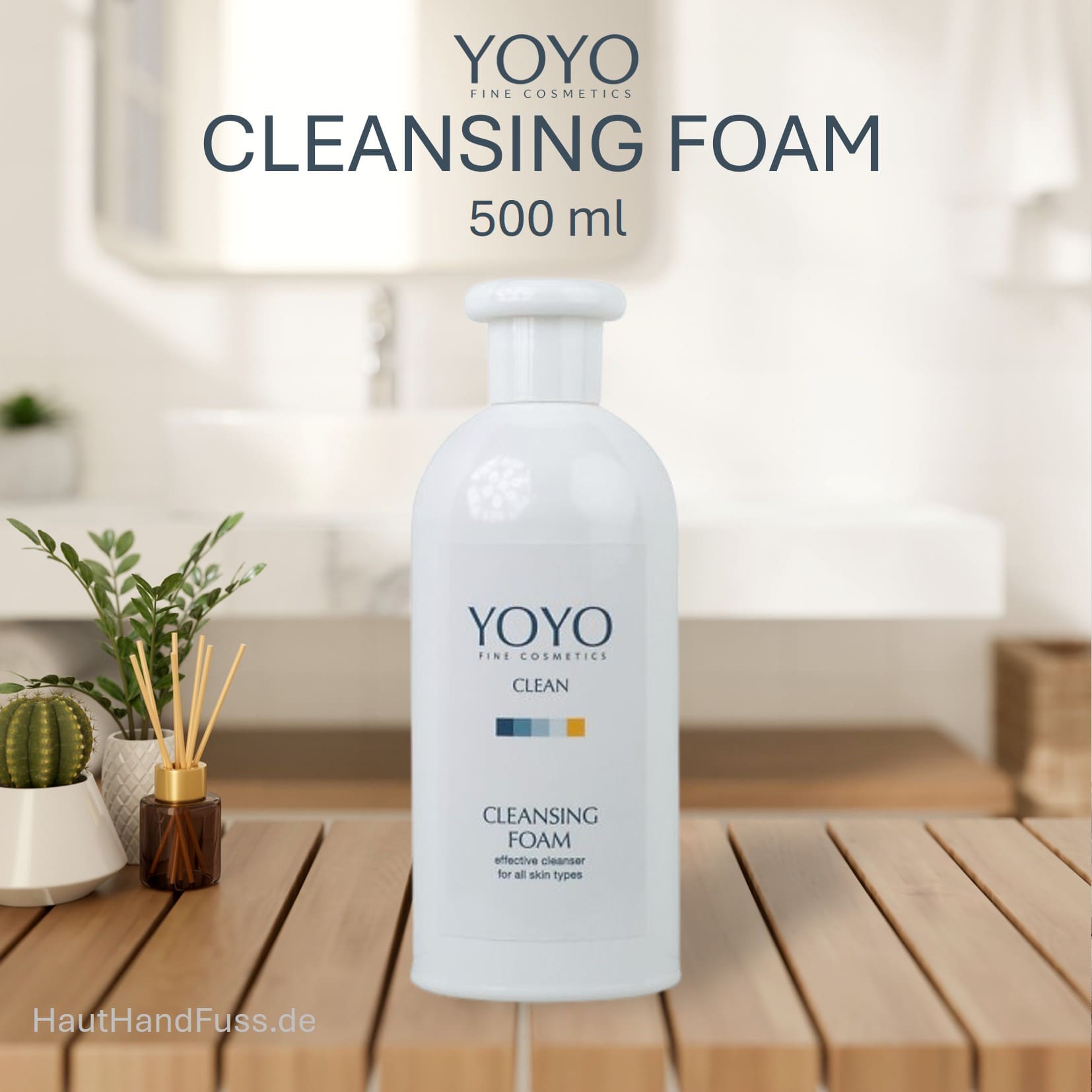 YOYO Cleansing Foam 500 ml seifenfreies Gesichtsreinigungsgel bei HautHandFuss.de