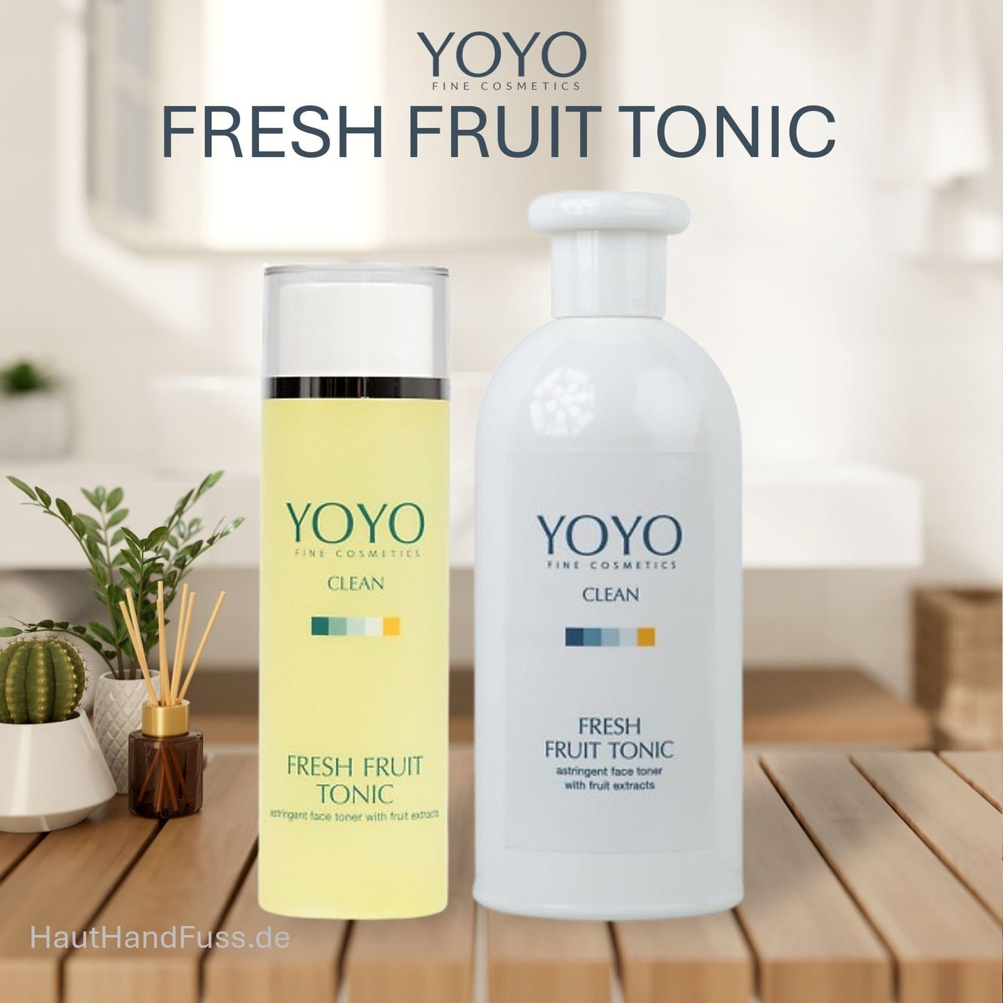 YOYO Fresh Fruit Tonic frisch-fruchtiges Gesichtswasser zur Hautbildverfeinerung bei HautHandFuss.de