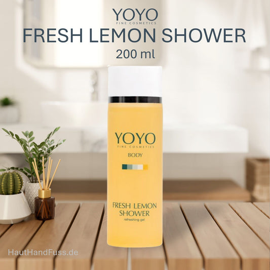 YOYO Fresh Lemon Shower belebendes mildes Duschgel bei HautHandFuss.de