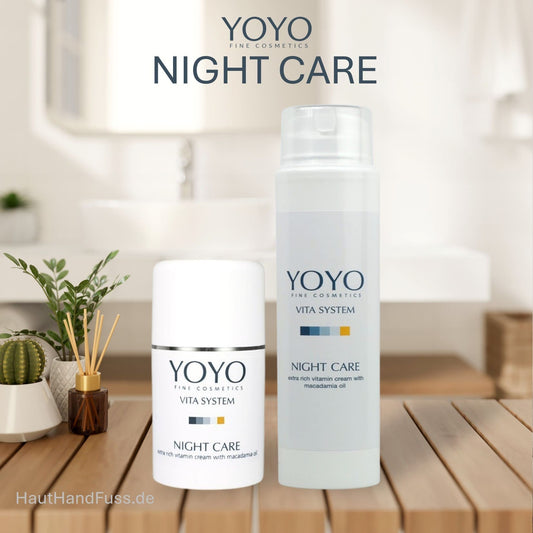 YOYO Night Care reichhaltige Nachtpflege zur Aktivierung hauteigener Schutzfunktionen bei HautHandFuss.de